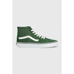 Kecky Vans SK8-Hi zelená barva, VN0005U96QU1