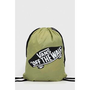 Batoh Vans Benched Bag zelená barva, s potiskem, VN000SUFW0I1