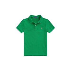 Dětské polo tričko Polo Ralph Lauren zelená barva