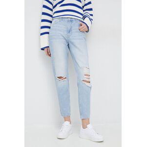 Džíny Calvin Klein Jeans Mom Jean Ankle dámské, high waist