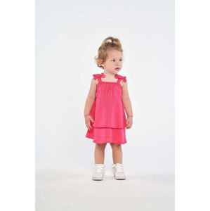 Dívčí šaty Birba&Trybeyond růžová barva, mini