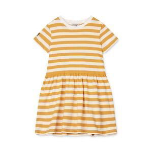 Dívčí šaty Liewood žlutá barva, mini