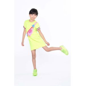 Dívčí šaty Marc Jacobs žlutá barva, mini