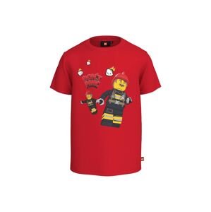 Dětské bavlněné tričko Lego City červená barva, s potiskem