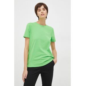 Tričko Tommy Hilfiger zelená barva