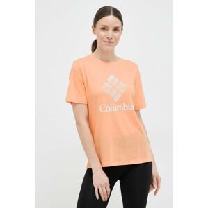 Tričko Columbia oranžová barva
