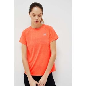 Běžecké tričko New Balance Impact Run oranžová barva