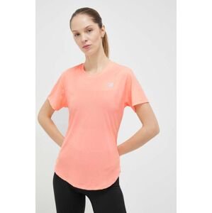 Běžecké tričko New Balance Accelerate oranžová barva