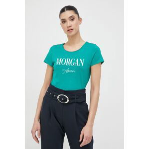 Tričko Morgan zelená barva