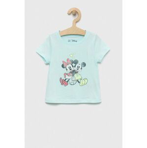 Dětské bavlněné tričko GAP x Disney