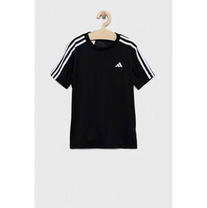 Dětské tričko adidas U TR-ES 3S černá barva, s aplikací