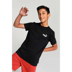 Dětské bavlněné tričko Puma ESS Small Logo Tee B černá barva, s potiskem