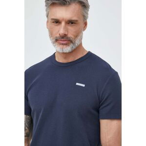 Bavlněné tričko Pepe Jeans Relford tmavomodrá barva