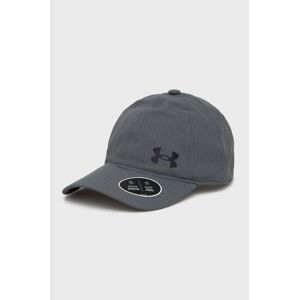 Dětska čepice Under Armour 1369792 šedá barva, hladká