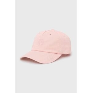 Čepice Pepe Jeans Tacio růžová barva, s aplikací