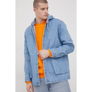 Džínová bunda Tommy Jeans pánská, přechodná, oversize