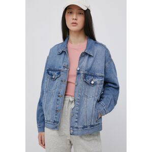 Džínová bunda Levi's dámská, přechodná, oversize, A1743.0004-MedIndigoW