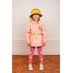 Dětská bunda Mini Rodini růžová barva