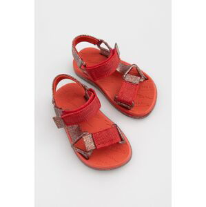Dětské sandály Melissa červená barva