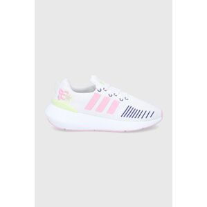 Dětské boty adidas Originals Swift Run GZ0798 bílá barva