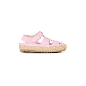 Dětské espadrilky Emu Australia Cove růžová barva