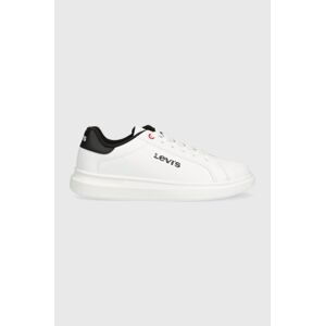 Dětské sneakers boty Levi's bílá barva