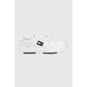 Sneakers boty Tommy Jeans bílá barva