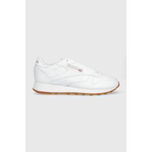 Kožené sneakers boty Reebok Classic CLASSIC LEATHER bílá barva, GY0952.100008491