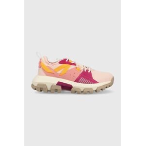 Semišové sneakers boty Caterpillar Raider Sport růžová barva