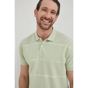 Bavlněné polo tričko Pepe Jeans Farrell zelená barva