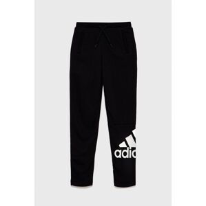 Dětské kalhoty adidas Performance GN4064 černá barva, s potiskem