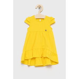 Dívčí šaty Birba&Trybeyond žlutá barva, midi