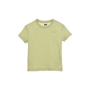 Dětské bavlněné tričko Levi's zelená barva