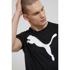Tréninkové tričko Puma Active Big Logo 586724 černá barva, s potiskem