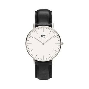 Hodinky Daniel Wellington Classic 36 Sheffield černá barva