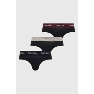 Spodní prádlo Calvin Klein Underwear 3-pack pánské, černá barva