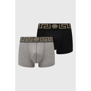 Boxerky Versace 2-pack pánské, černá barva, AU10181 A232741