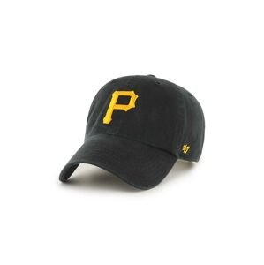 Čepice 47brand MLB Pittsburgh Pirates černá barva, s aplikací, B-RGW20GWS-BKD