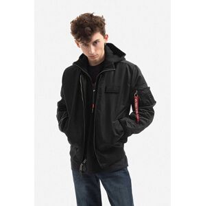 Bomber bunda Alpha Industries MA-1 D-Tec SE 133104 515 černá barva, přechodná