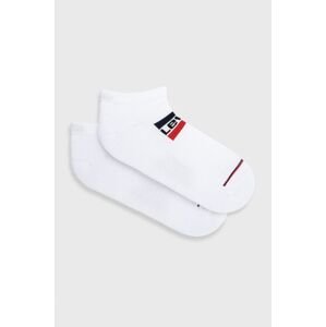 Ponožky Levi's pánské, bílá barva, 37157.0737-white