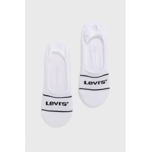 Ponožky Levi's ( 2-pak) pánské, bílá barva, 37157.0738-white