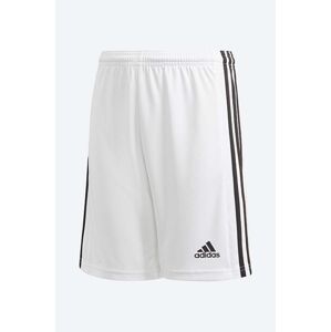 Dětské kraťasy adidas Squad 21 bílá barva, s aplikací, nastavitelný pas