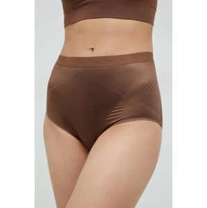 Tvarující kalhotky Spanx hnědá barva