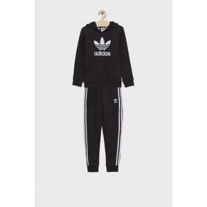 Dětská tepláková souprava adidas Originals H25253 černá barva