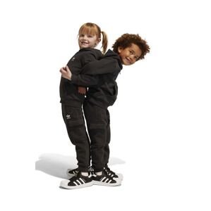 Dětská tepláková souprava adidas Originals černá barva