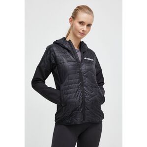 Sportovní bunda adidas TERREX Xperior Varilite Hybrid PrimaLoft černá barva, IB4203