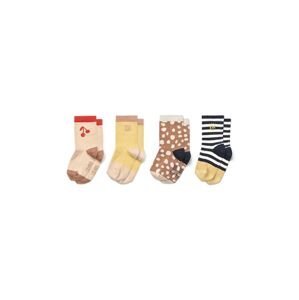 Dětské ponožky Liewood 4-pack růžová barva
