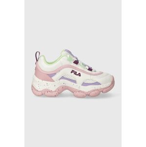 Dětské sneakers boty Fila STRADA DREAMSTER CB růžová barva