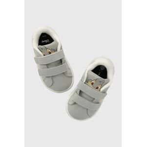 Dětské sneakers boty adidas x Disney, GRAND COURT Thumper šedá barva