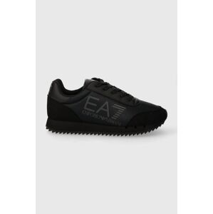 Dětské sneakers boty EA7 Emporio Armani tmavomodrá barva